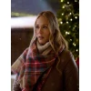 Laura Vandervoort Melt My Heart This Christmas Leather Coat