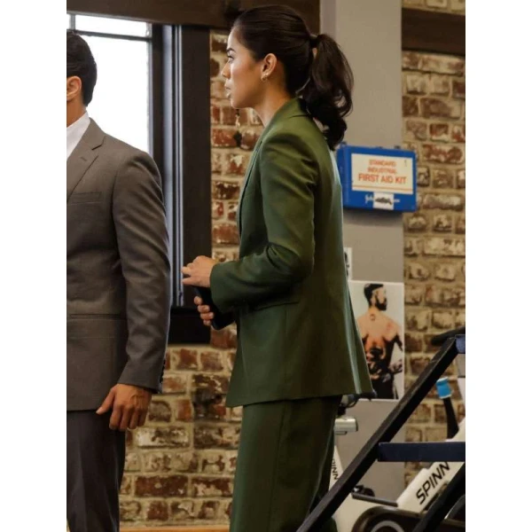 Leah Lewis Matlock S02 Green Blazer