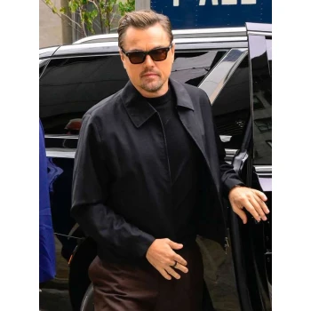 Leonardo DiCaprio 2025 Black Cotton Jacket