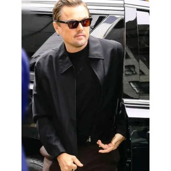 Leonardo DiCaprio 2025 Black Cotton Jacket