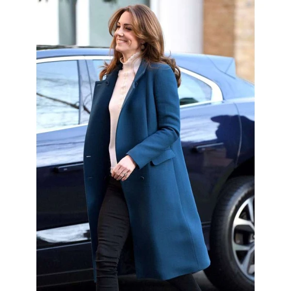 LEYF Kate Middleton Blue Coat