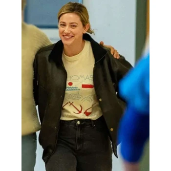 Lili Reinhart Hal and Harper Leather Jacket