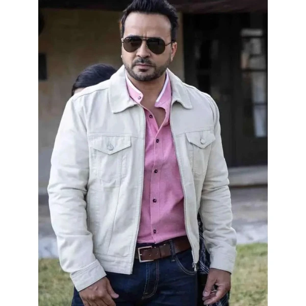Stylish White Jacket Luis Fonsi Say a Little Prayer Look