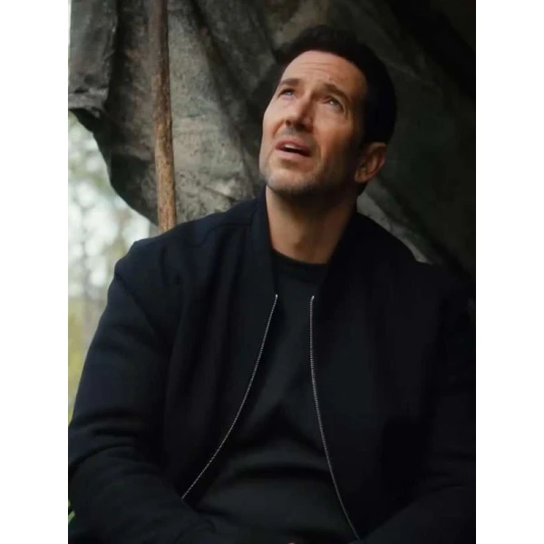 Luke Roberts Hudson and Rex S08 Black Bomber Jacket Luke Roberts Hudson and Rex S08 Black Bomber Jacket