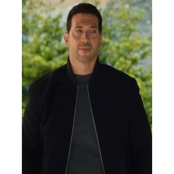 Luke Roberts Hudson and Rex S08 Black Bomber Jacket