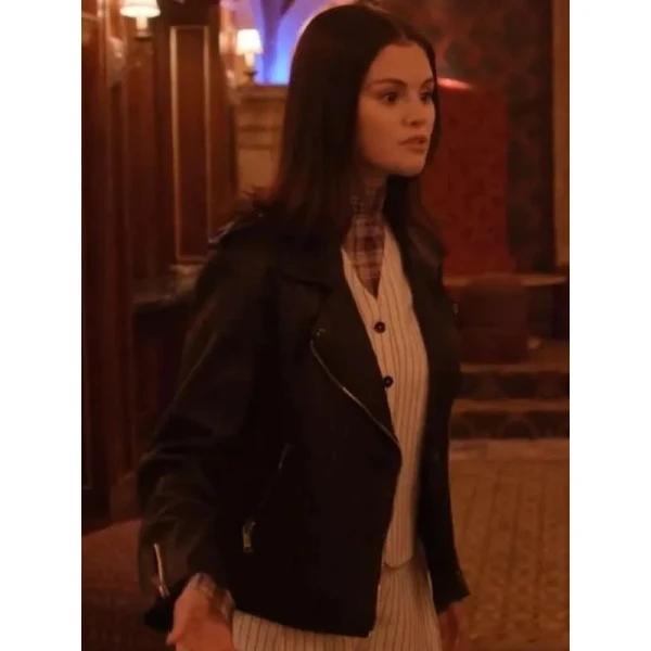 Mabel Mora Brown Stylish Leather Jacket from Only Murders