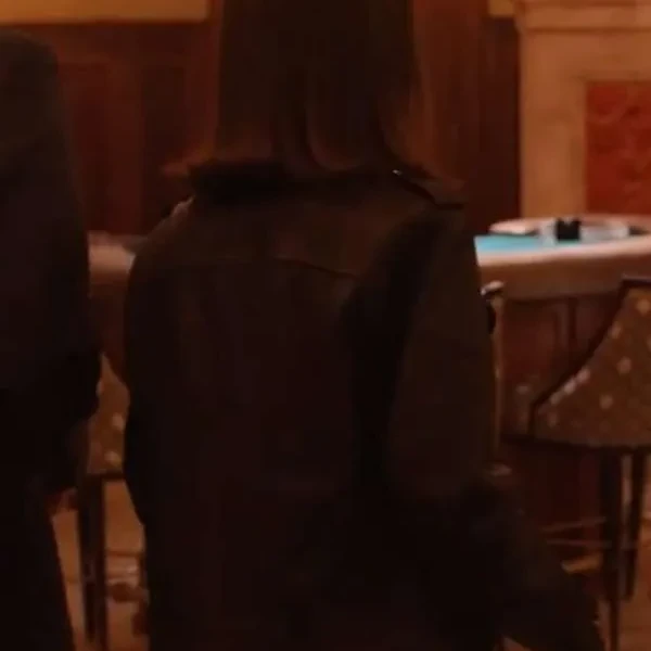 Mabel Mora Brown Stylish Leather Jacket from Only Murders Mabel Mora Brown Stylish Leather Jacket from Only Murders