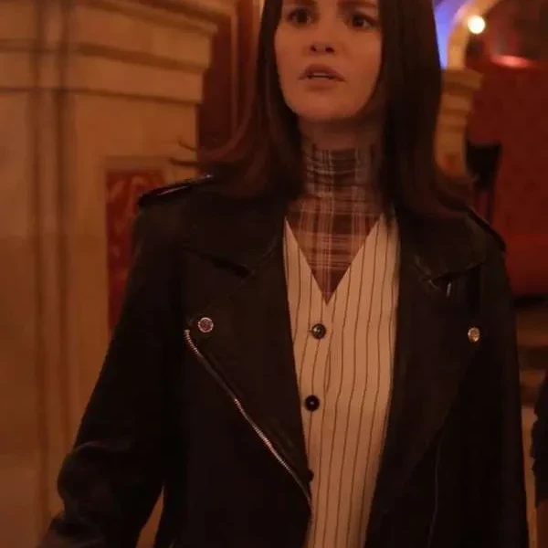 Mabel Mora Brown Stylish Leather Jacket from Only Murders Mabel Mora Brown Stylish Leather Jacket from Only Murders