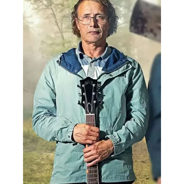 Mads Mikkelsen The Last Viking Blue Jacket