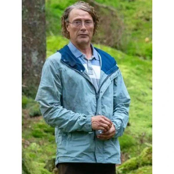 Mads Mikkelsen The Last Viking Blue Jacket