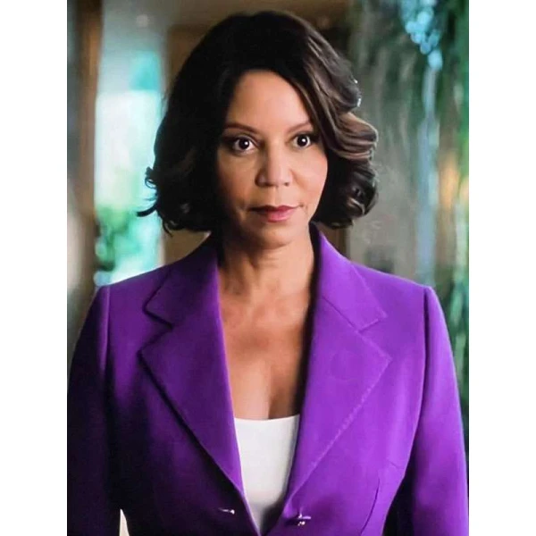 Mae Silver Boston Blue Purple Blazer