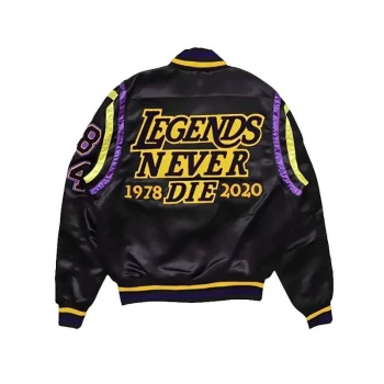 Mamba Hall of Fame Kobe Bryant Varsity Jacket