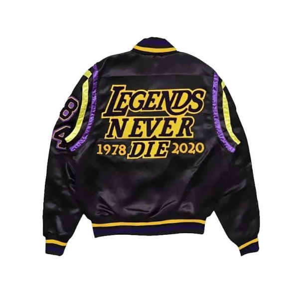 Mamba Hall of Fame Kobe Bryant Varsity Jacket