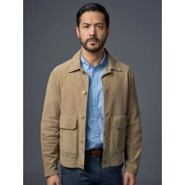Marco Grazzini Buried at C Beige Cotton Jacket