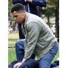 Marcus Scribner Boston Blue Grey Cotton Jacket