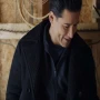 Mario Lopez The Christmas Spark Black Shearling Coat