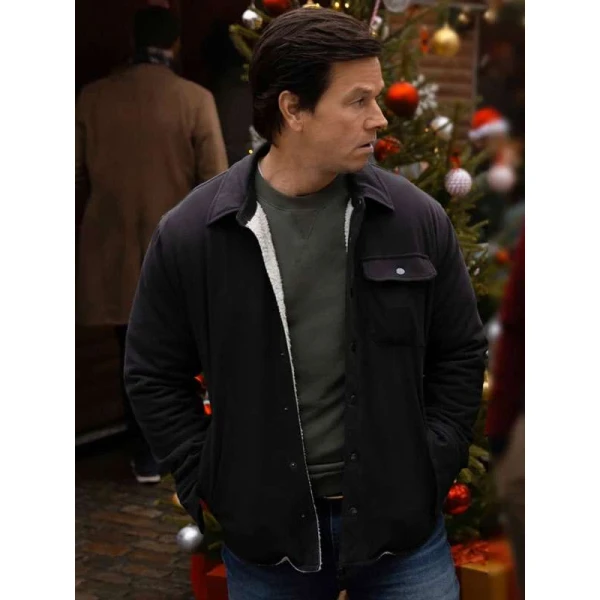 Mark Wahlberg The Family Plan 2 Black Jacket Mark Wahlberg The Family Plan 2 Black Jacket