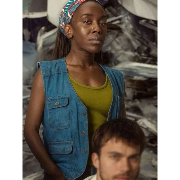 Martha Canga Antonio The Kollective Blue Denim Vest