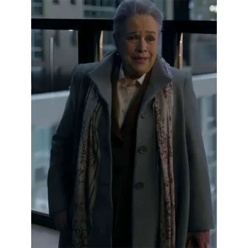 Matlock S02 Madeline Matlock Grey Wool Coat