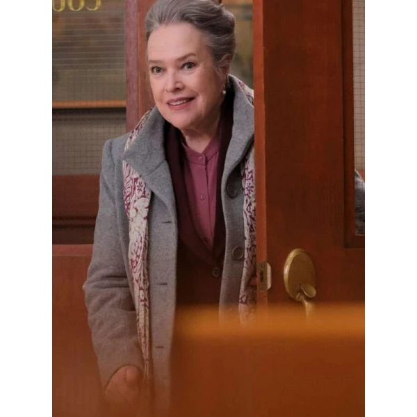 Matlock S02 Madeline Matlock Grey Wool Coat