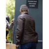 Matt Lauria Sheriff Country Brown Leather Jacket