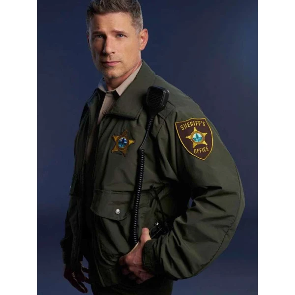 Matt Lauria Sheriff Country Green Jacket