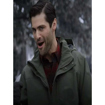 Matthew Daddario A Bills Love Story 2025 Green Hooded Jacket