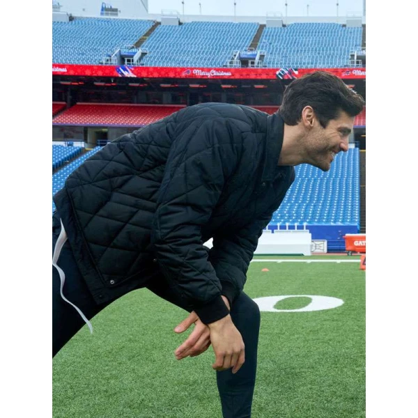 Matthew Daddario A Bills Love Story Black Quilted Jacket