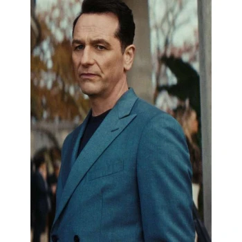 Matthew Rhys The Beast in Me Blue Blazer