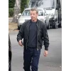 Max Beesley Hijack Bomber Leather Jacket