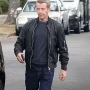 Max Beesley Hijack Bomber Leather Jacket