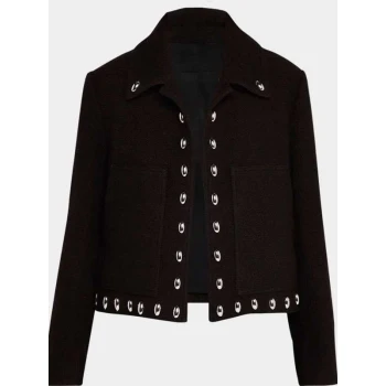 May Grant 9-1-1 S09 Black Studded Jacket