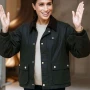 Meghan Markle With Love Meghan Black Jacket