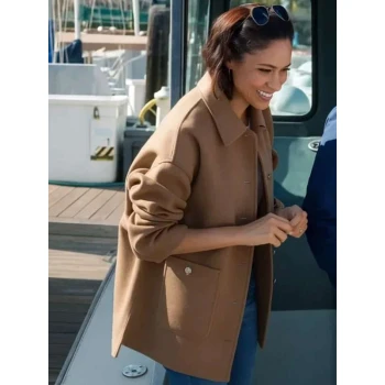 Meghan Markle With Love Meghan S02 Brown Jacket