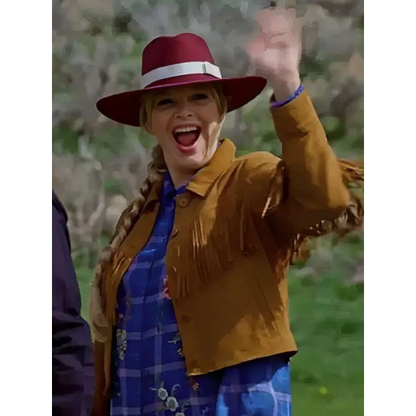Melissa Peterson Finding Mr. Christmas S02 Fringe Jacket