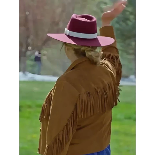 Melissa Peterson Finding Mr. Christmas S02 Fringe Jacket