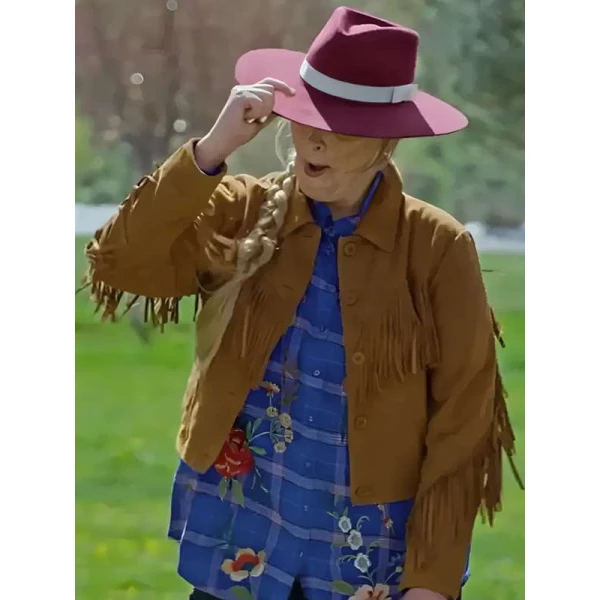 Melissa Peterson Finding Mr. Christmas S02 Fringe Jacket