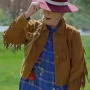 Melissa Peterson Finding Mr. Christmas S02 Fringe Jacket