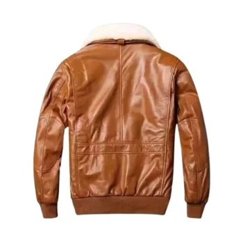 Men Brown A2 Flight Leather Jacket