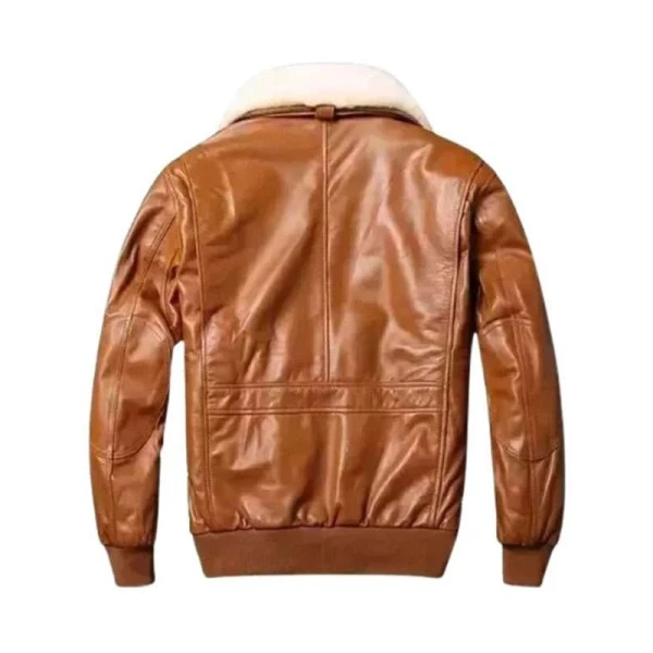 Men Brown A2 Flight Leather Jacket