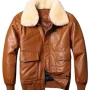 Men Brown A2 Flight Leather Jacket