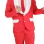Men Red Christmas Suit