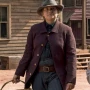 Merritt Wever Godless Maroon Jacket