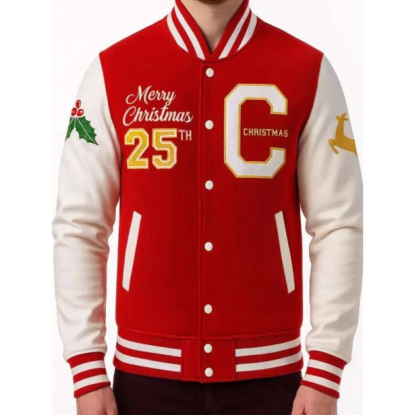 Merry Christmas Varsity Jacket