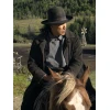 Michael Greyeyes The Abandons Black Trench Coat