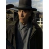 Michael Greyeyes The Abandons Black Trench Coat