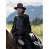 Michael Greyeyes The Abandons Black Trench Coat