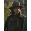 Michael Greyeyes The Abandons Black Trench Coat