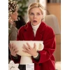 Michelle Pfeiffer Oh What Fun Red Wool Coat
