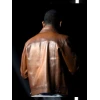 Mike Epps Brown Trucker Leather Jacket